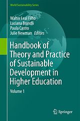 eBook (pdf) Handbook of Theory and Practice of Sustainable Development in Higher Education de 