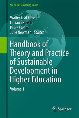eBook (pdf) Handbook of Theory and Practice of Sustainable Development in Higher Education de 