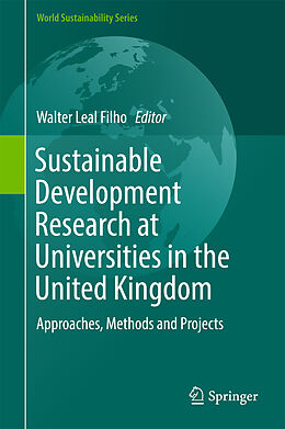 Livre Relié Sustainable Development Research at Universities in the United Kingdom de 