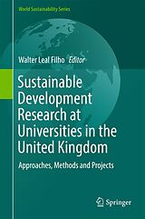 eBook (pdf) Sustainable Development Research at Universities in the United Kingdom de 