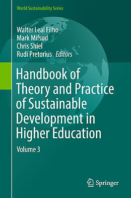 Livre Relié Handbook of Theory and Practice of Sustainable Development in Higher Education de 