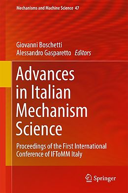 E-Book (pdf) Advances in Italian Mechanism Science von 