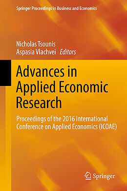 Livre Relié Advances in Applied Economic Research de 