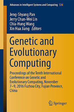 Couverture cartonnée Genetic and Evolutionary Computing de 