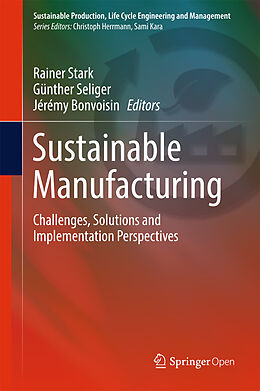 Livre Relié Sustainable Manufacturing de 
