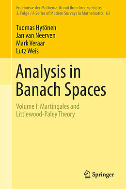 Livre Relié Analysis in Banach Spaces de Tuomas Hytönen, Lutz Weis, Mark Veraar