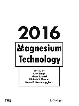 Livre Relié Magnesium Technology 2016 de 