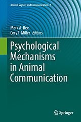 eBook (pdf) Psychological Mechanisms in Animal Communication de 