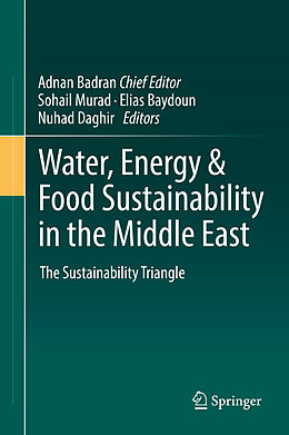 Livre Relié Water, Energy & Food Sustainability in the Middle East de 