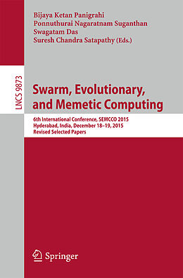 Kartonierter Einband Swarm, Evolutionary, and Memetic Computing von 