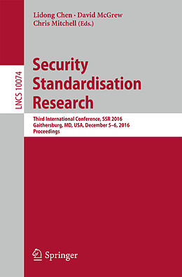 E-Book (pdf) Security Standardisation Research von 