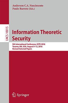 E-Book (pdf) Information Theoretic Security von 