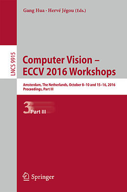 Kartonierter Einband Computer Vision   ECCV 2016 Workshops von 