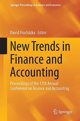 Fester Einband New Trends in Finance and Accounting von 