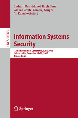 E-Book (pdf) Information Systems Security von 