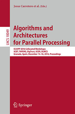 Kartonierter Einband Algorithms and Architectures for Parallel Processing von 