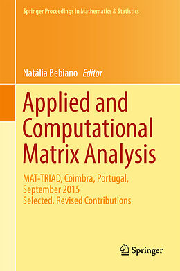 Fester Einband Applied and Computational Matrix Analysis von 