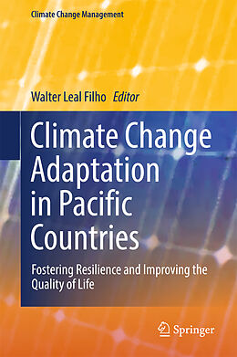 Livre Relié Climate Change Adaptation in Pacific Countries de 