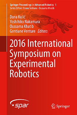 Livre Relié 2016 International Symposium on Experimental Robotics de 