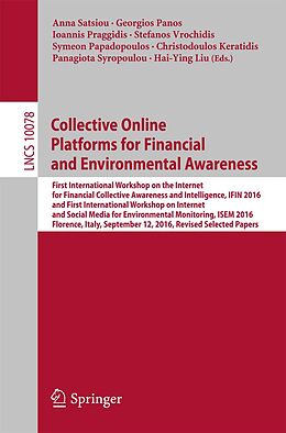 E-Book (pdf) Collective Online Platforms for Financial and Environmental Awareness von 