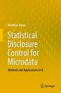 E-Book (pdf) Statistical Disclosure Control for Microdata von Matthias Templ