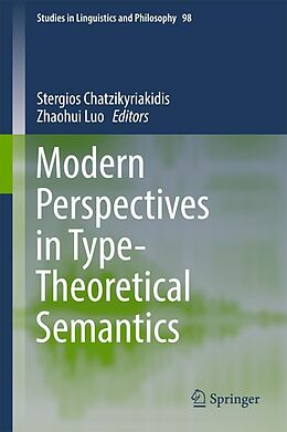 eBook (pdf) Modern Perspectives in Type-Theoretical Semantics de 