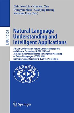 E-Book (pdf) Natural Language Understanding and Intelligent Applications von 