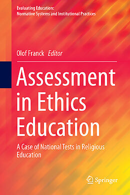 Livre Relié Assessment in Ethics Education de 