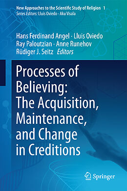 Livre Relié Processes of Believing: The Acquisition, Maintenance, and Change in Creditions de 