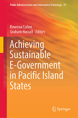 Livre Relié Achieving Sustainable E-Government in Pacific Island States de 