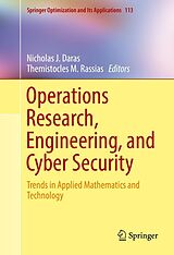 eBook (pdf) Operations Research, Engineering, and Cyber Security de 