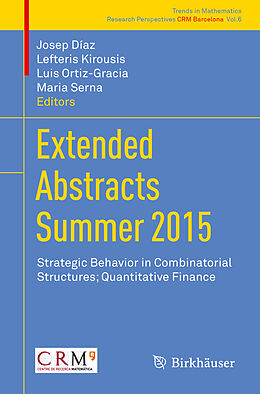 Kartonierter Einband Extended Abstracts Summer 2015 von 