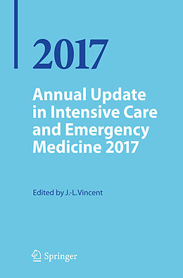 Couverture cartonnée Annual Update in Intensive Care and Emergency Medicine 2017 de 