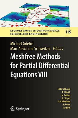eBook (pdf) Meshfree Methods for Partial Differential Equations VIII de 