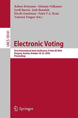 E-Book (pdf) Electronic Voting von 