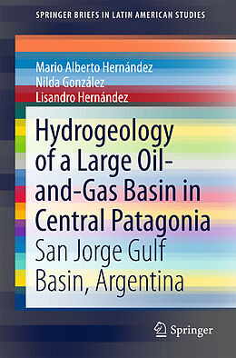 Kartonierter Einband Hydrogeology of a Large Oil-and-Gas Basin in Central Patagonia von Mario Alberto Hernández, Lisandro Hernández, Nilda González