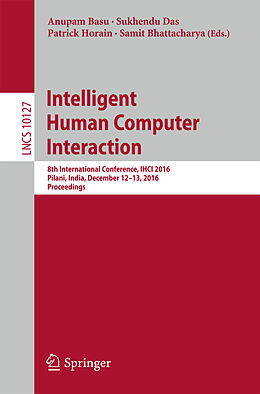 Kartonierter Einband Intelligent Human Computer Interaction von 