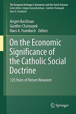 eBook (pdf) On the Economic Significance of the Catholic Social Doctrine de 