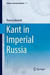 eBook (pdf) Kant in Imperial Russia de Thomas Nemeth