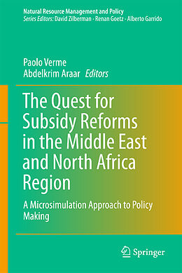 Livre Relié The Quest for Subsidy Reforms in the Middle East and North Africa Region de 