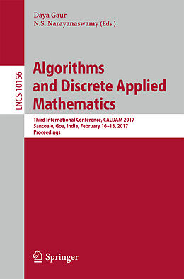 E-Book (pdf) Algorithms and Discrete Applied Mathematics von 