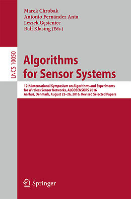 Kartonierter Einband Algorithms for Sensor Systems von 