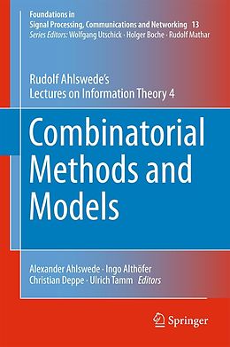 eBook (pdf) Combinatorial Methods and Models de Rudolf Ahlswede