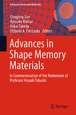 Livre Relié Advances in Shape Memory Materials de 