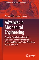 Livre Relié Advances in Mechanical Engineering de 