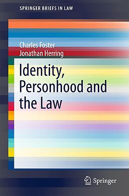 eBook (pdf) Identity, Personhood and the Law de Charles Foster, Jonathan Herring