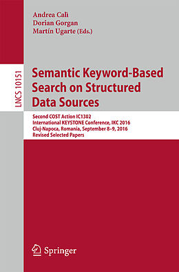 Kartonierter Einband Semantic Keyword-Based Search on Structured Data Sources von 