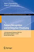 E-Book (pdf) Pattern Recognition and Information Processing von 