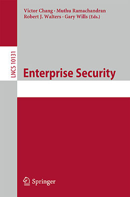 Kartonierter Einband Enterprise Security von 