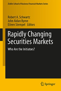 Livre Relié Rapidly Changing Securities Markets de 